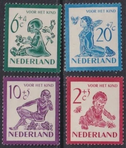 NETHERLANDS Sc # B219,21-3 PART SET VLH - SURTAX FOR NEEDY CHILDREN - Picture 1 of 1