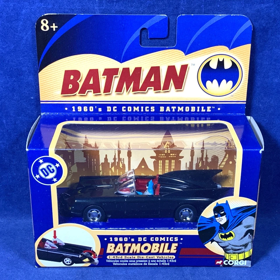 Corgi Diecast 1960's DC Comics Batmobile 1 43rd Scale