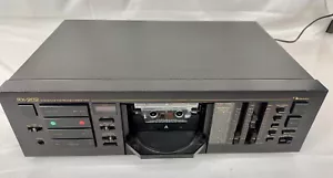NICE NAKAMICHI RX-202 UNIDIRECTIONAL AUTO REVERSE CASSETTE DECK - Picture 1 of 14