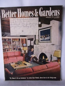 January 1945 WW2 Better Homes & Gardens Magazine Azaleamum, Cannon Towels (Nude) - Picture 1 of 8