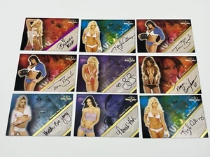 Benchwarmers 2009 Pink Archive Brandie Moses Kayla Signed Autograph Lot of 9 - Picture 1 of 4