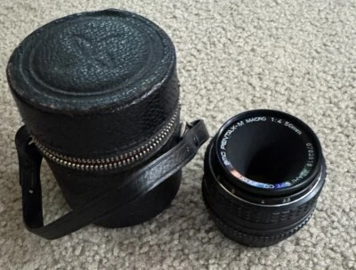 Lente Pentax Asahi SMC Pentax-M Macro 50 mm f/4 K Montaje MF de JAPÓN Foto 1 de 4