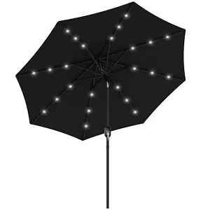 Outsunny 24 LED Solar Powered Parasol Umbrella Garden Tilt Outdoor String Light - Picture 1 of 11