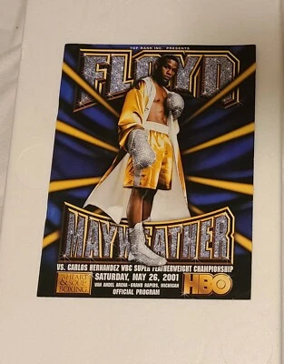 Floyd Mayweather Vs Carlos Hernandez Official Fight Program 2001 WBC  - Image 1 of 4