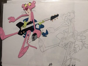 PINK PANTHER VINTAGE ORIGINAL PRODUKTION ANIMIERT CEL + ZEICHNUNG 11" x 13" - Bild 1 von 1