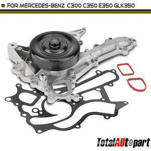 New Water Pump with Gasket for Mercedes-Benz C300 2013 E350 2012-2016 3.5L R350 - Picture 1 of 8