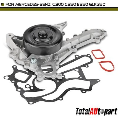 New Water Pump with Gasket for Mercedes-Benz C300 2013 E350 2012-2016 3.5L R350 - Image 1 of 4