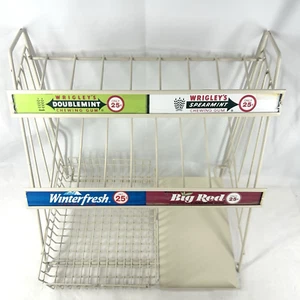 Wrigleys Gum Store Display Rack Doublemint Big Red Winterfresh 25 Cents Vintage - Picture 1 of 24