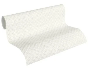 A.S. Creation Wallpaper Fleece Bjorn 35117-3 Metallics White Stylish Graphic - Picture 1 of 5