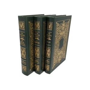 THE FORSYTE SAGA By John Galsworthy Leather Bound Easton Press Set of 3 2003  - Imagen 1 de 18