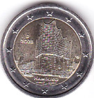 Pc84 - 2 Euros Commemo Allemagne 2023 - Hambourg - Type B - Atelier J -