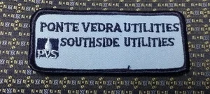 PVS PONTE VEDRA UTILITIES SOUTHSIDE UTILITES Aufnäher zum Aufbügeln oder Aufnähen  - Bild 1 von 2