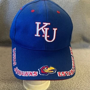 Kansas Jayhawks Gorra Azul Ajustable Snapback Sombrero - Imagen 1 de 14