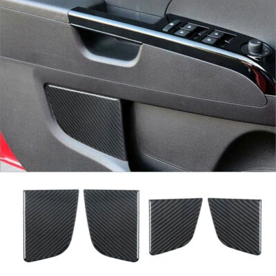Cubierta interior del panel de la puerta de fibra de carbono para Chevrolet Sonic 2012-2016 4 piezas Foto 1 de 4