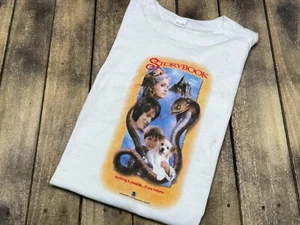 L * vtg STORYBOOK movie promo t shirt * 1994 1995 vhs fantasy * 78.149 - Picture 1 of 6