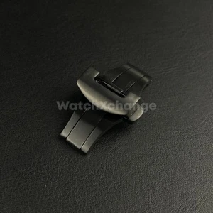 Black Steel Deployment Clasp For Panerai Strap Watches 20mm or 22mm - Picture 1 of 5