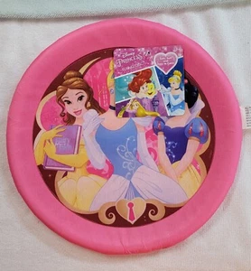 Disney 3 Prinzessinnen seltener Druck fliegende 9" Scheibe Belle Aschenputtel Schneewittchen - Bild 1 von 10