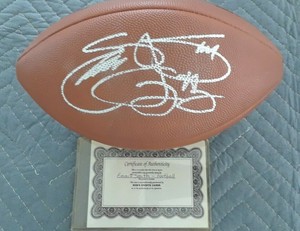 emmitt smith signed football