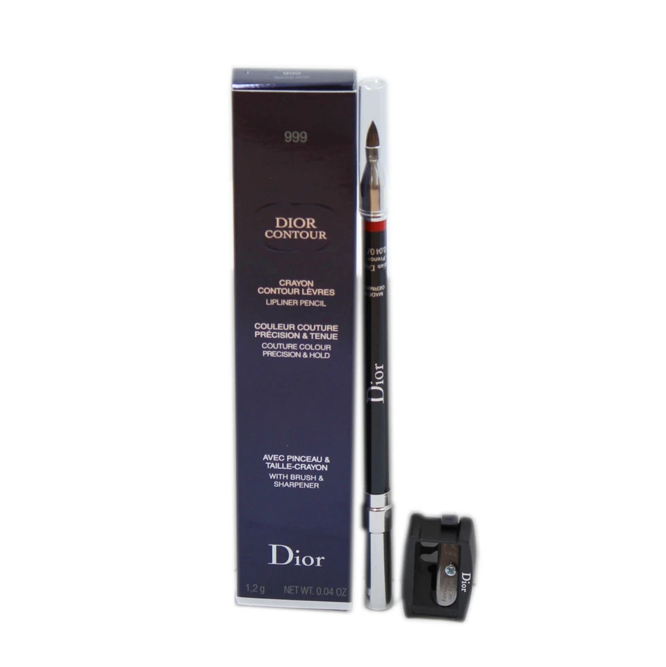 DIOR CONTOUR LIPLINER PENCIL WITH BRUSH & SHARPENER 1.2G #999 ROUGE DIOR NIB - Image 1 of 1