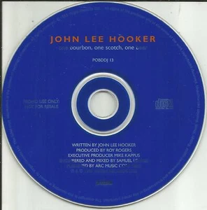 JOHN LEE HOOKER One Bourbon Scotch Beer RARE 1995 USA PROMO DJ CD Single MINT - Picture 1 of 1