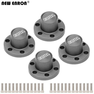 4Pcs Alloy 6 holes 1.9 2.2 Wheel Cover For 1/10 Axial SCX10 90046 TRX4 D90 CC01 - Image 1 of 4