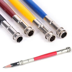 Pencil Extender Adjustable Wooden Lengthener Holder Painting Drawing Pip J.YO - Picture 1 of 12