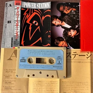 THE POWER STATION JAPAN CASSETTE TAPE ZR28-1249 INSERT Robert Palmer DURAN DURAN - Picture 1 of 10