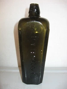 Antique Square Case Gin Bottle Late 18th Century V. Hoytema & Co. - Picture 1 of 8