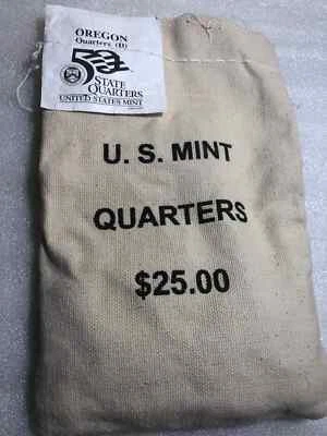 2005 D Oregon Unopened State Quarter Bag $25 (100 Coin) US Mint "BU"! - Image 1 of 4