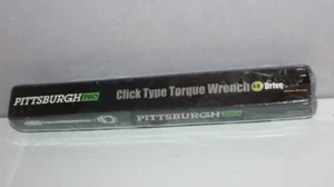 Pittsburgh Pro Life-Time Warranty 3/8" Click Type Torque Wrench 61276 -Brand New - Picture 1 of 4