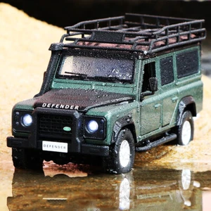 1:32 Land Rover Defender Off-Road Diecast Model Car Toy Collection Sound Light - Picture 1 of 16