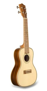 Lanikai SPST-C Solid Spruce Top, Morado Concert Acoustic Ukulele w/Padded Bag - Picture 1 of 5