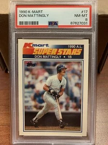 1990 Topps Kmart Super Stars Don Mattingly PSA 8 New York Yankees #17 HOF - Bild 1 von 2
