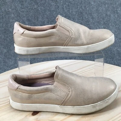 Dr Scholls Zapatos Mujer 8 M Zapatillas Sin Cordones Mocasines Tela Dorada Informal Comodidad Foto 1 de 4