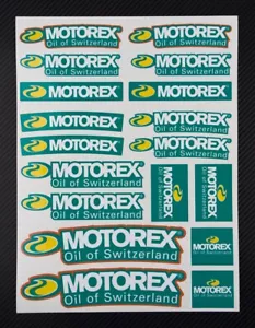 Olio Motorex Sponsor decalcomanie set fogli adesivi grafici per ktm exc suzuki honda - Foto 1 di 5