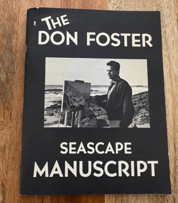 Don Foster Seascape Manuscript Painting Instructions Includes 4 Slides Paintings - Image 1 of 4