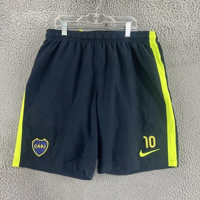 Pantalones Cortos Boca Juniors Para Hombre Grandes Azul Nike Dri Fit Fútbol Fútbol CABJ Club 10 Foto 1 de 4