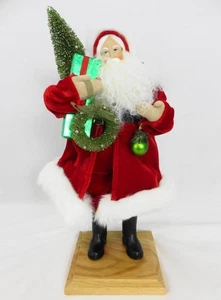 NEW Lynn Haney Santa Christmas Cheer #19309 Hand Made Figurine 2008 NIB - Picture 1 of 11