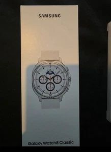 Samsung Galaxy Watch8 Classic | Bluetooth | 46mm | White | whit 3 bands - Picture 1 of 5