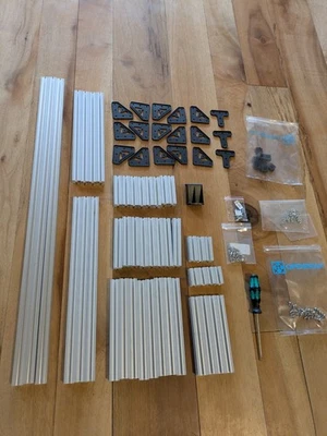 OpenBeam Precut  15x15mm - Silver Anodized Aluminum T-Slot Kit (MakerBeam) - Image 1 of 4