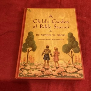 Ein Kindergarten biblischer Geschichten von Arthur W Gross 1948 HC Illus von Rod Taenzer - Bild 1 von 15