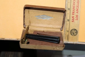 Rasoio di sicurezza vintage Gillette custodia ottone bachelite - Foto 1 di 5