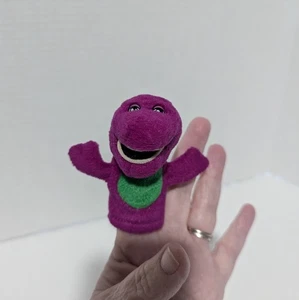 Vintage Barney der lila Dinosaurier Handpuppe, Lyons Golden Bear Co. Handplüsch - Bild 1 von 6