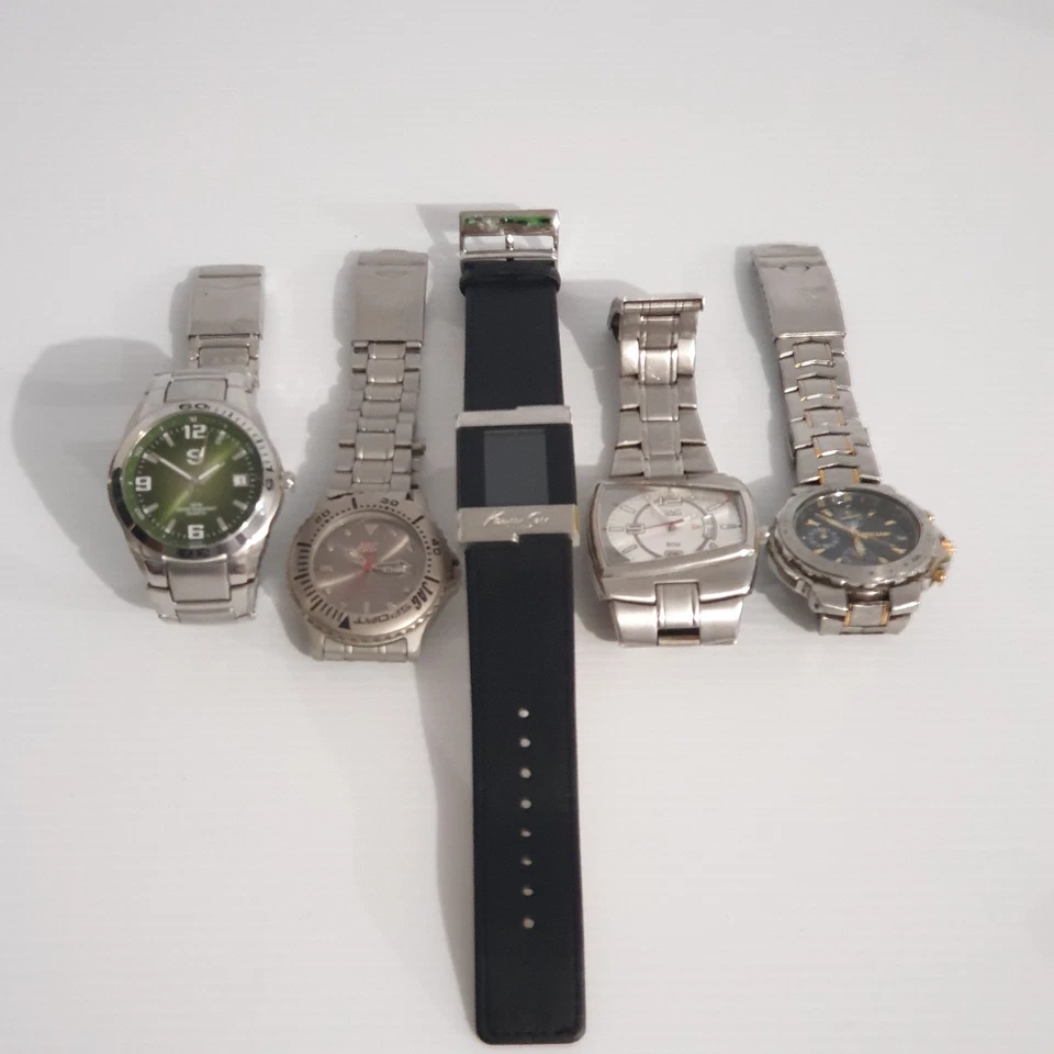 Mens Variety Watch Bundle Jag Pulsar Kenneth Cole Goldmark Working Needs Battery - image 1 of 4