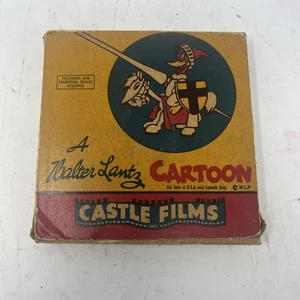 Vintage Woody Woodpecker Cartoon Castle Filme 16mm Film - Bild 1 von 5