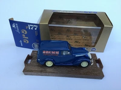 Modello promozionale Brumm n. R177 Fiat 1100E, colore blu,  vecchio logo BRUMM - Immagine 1 di 3
