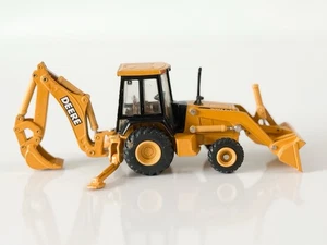 ERTL - JOHN DEERE BACKHOE / FRONT END BUCKET LOADER - 1/64 DIECAST - Picture 1 of 8