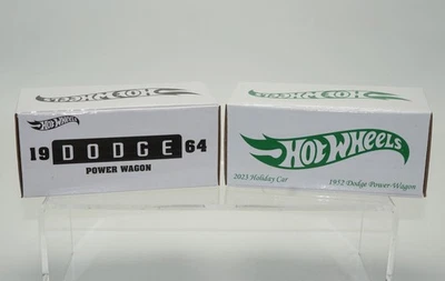Coche de vacaciones Hot Wheels RLC 1952 y Dodge Power Wagon 1964 Dia-Cast - sellado nuevo Foto 1 de 4