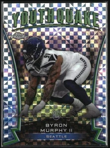 Byron Murphy II #Y-10 - 2024 Topps Chrome Youthquake X-Fractor  Seattle Seahawks - Picture 1 of 2