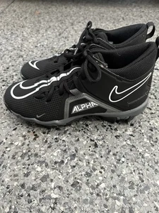 Nike Big Kids Alpha Menace 3 Shark Youth Size 5 Youth CV0581-010 Black Grey NEW* - Picture 1 of 5